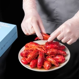 Одноразовые прозрачные пластиковые износостойкие японские перчатки из ПВХ