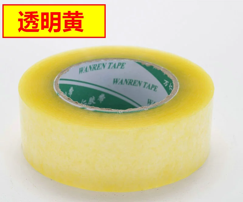 Big Roll trong suốt Băng rộng 4,5cm / 6.0cm Niêm phong Băng Express Đóng gói Băng Niêm phong Băng Bao bì Băng giấy Taobao Băng Full Box