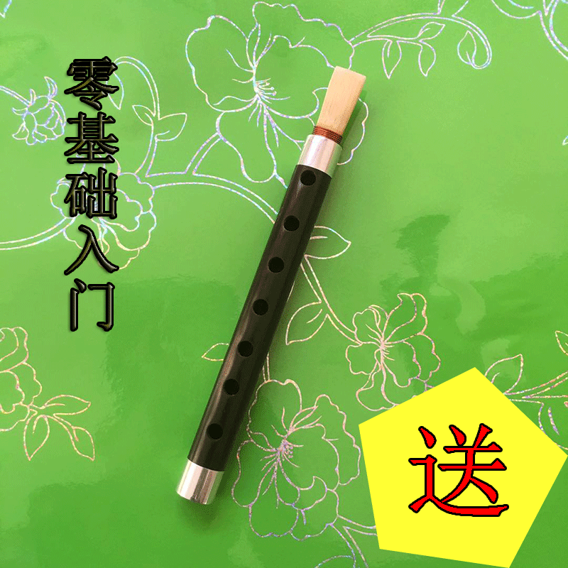 Ống nhạc cụ chuyên nghiệp người lớn mới bắt đầu sử dụng ống mun để gửi lau sậy miễn phí ống nhỏ điều chỉnh F - Nhạc cụ dân tộc giá sáo trúc