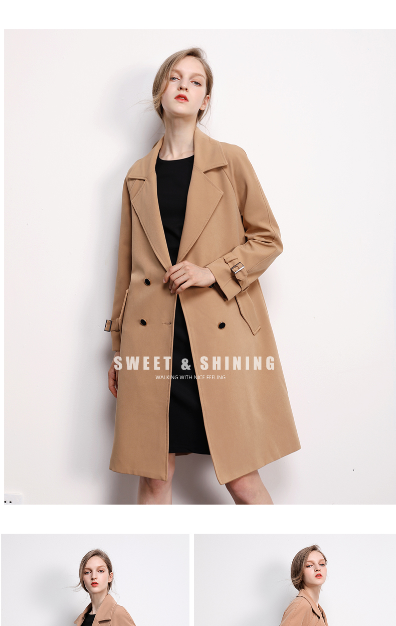 Trench pour femme ZHUO LIANFEI en Polyester - Ref 3227814 Image 9