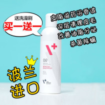 Poland imported Holy Cross Seborrheic shampoo Cat black chin oil tail cleaning Dog and cat encephalitis antibacterial bath