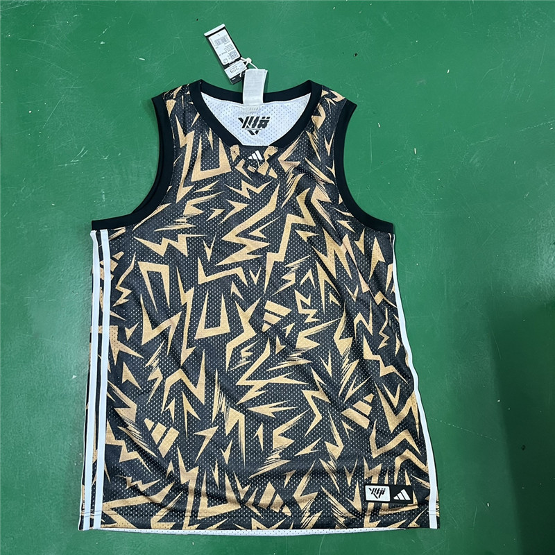 Adidas/Adidas Color-Blocked Printed Sleeveless Reversible Basketball Vest Jc6796