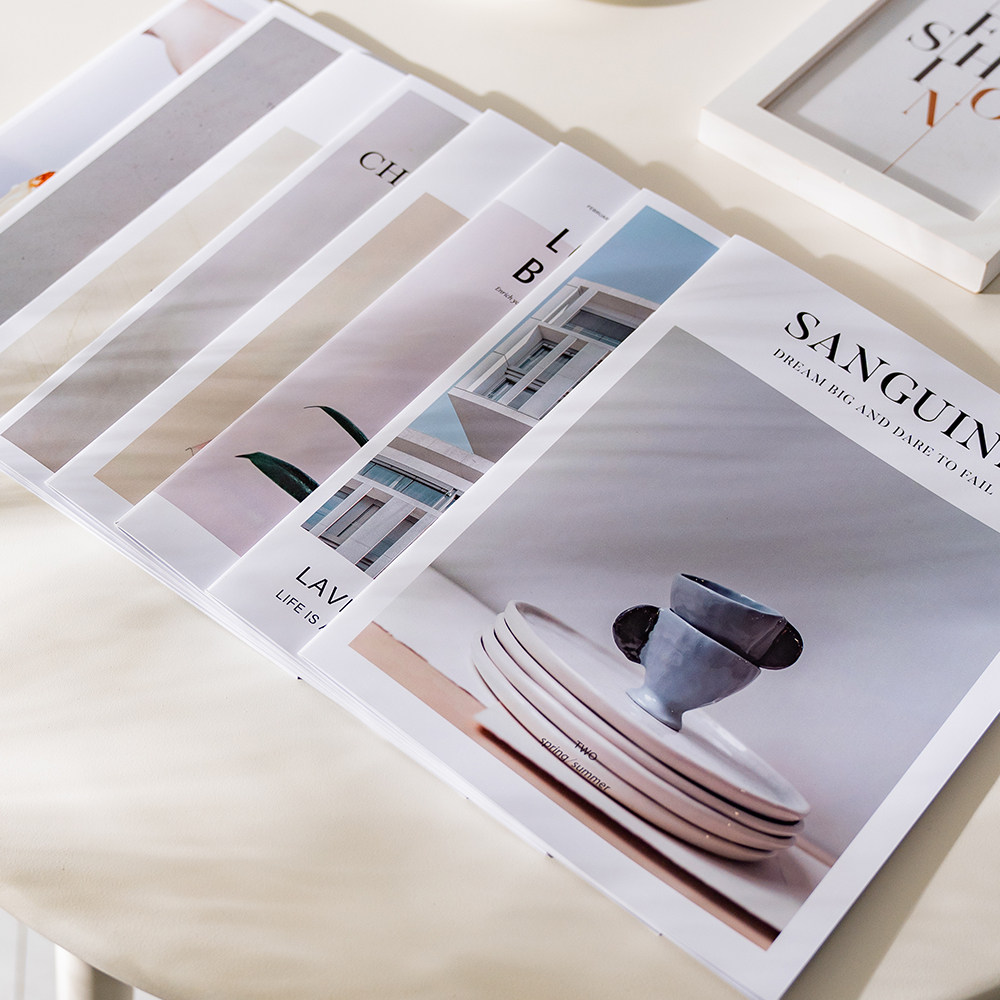 简约英文杂志书拍照摄影拍摄背景ins风样板房民宿装饰摆件道具评价- 淘宝网