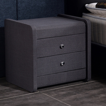 Simple modern bedside table Simple lock storage small cabinet Special locker Nordic bedroom small bedside cabinet