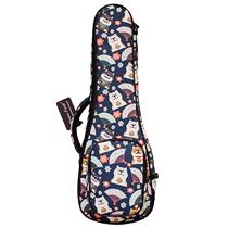 Original waterproof cartoon Wood dog cherry blossom ukulele case21 inch 23 inch 26 inch double back ukulele bag