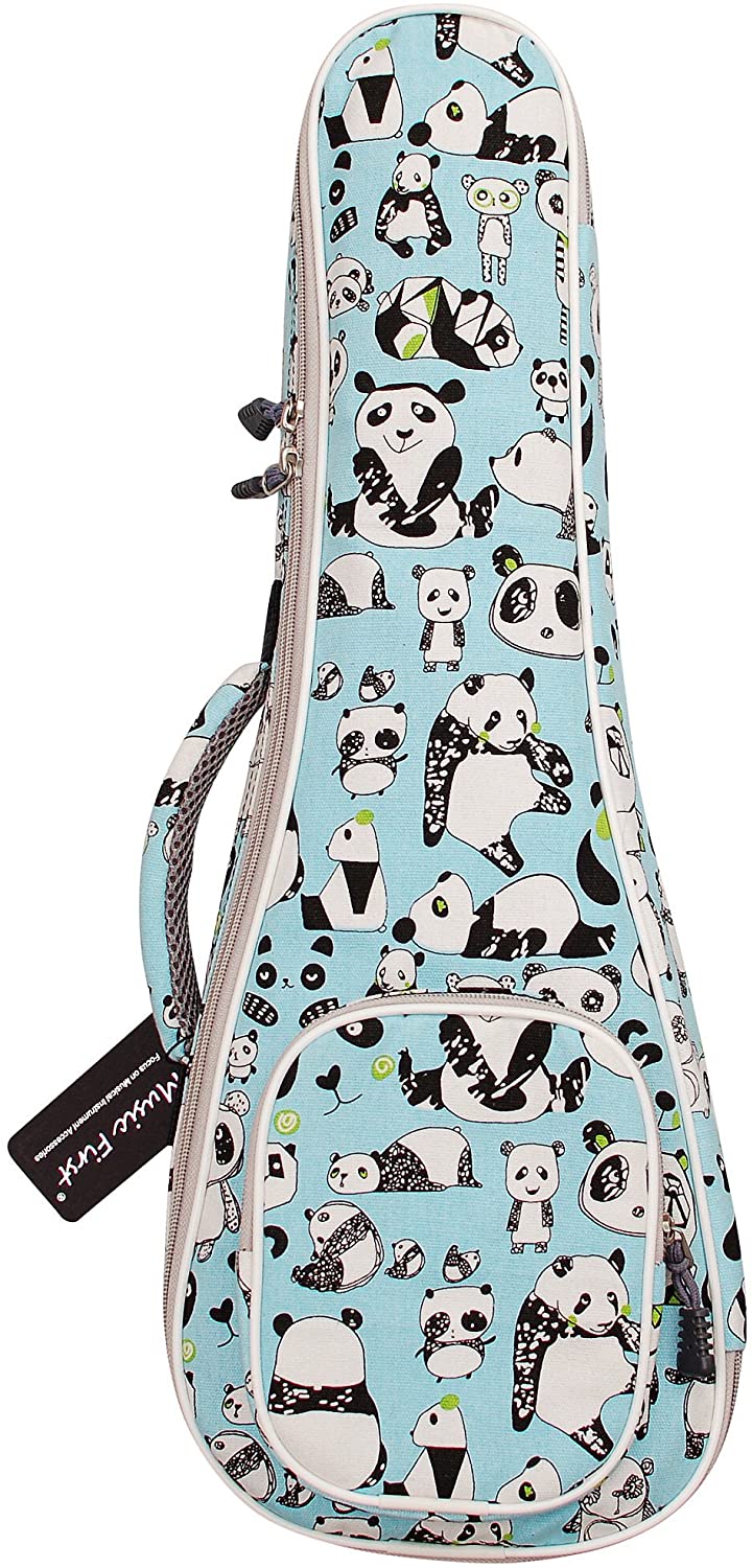 Handmade original design PANDA plus cotton thick cotton ukulele bag 21 23 26 inch bag