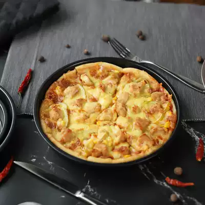 Pizza tray baking tray Household baking oven 6 7 8 9 inch round pizza set cake mold baking tools