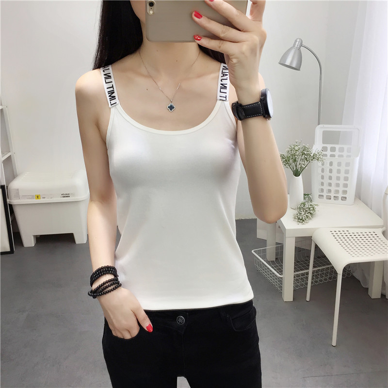 Mùa hè trứng yếm trong mùa hè nữ mặc một cách cẩn thận máy không tay Hồng Kông hương vị retro chic nhỏ tươi áo 2018 new quần áo
