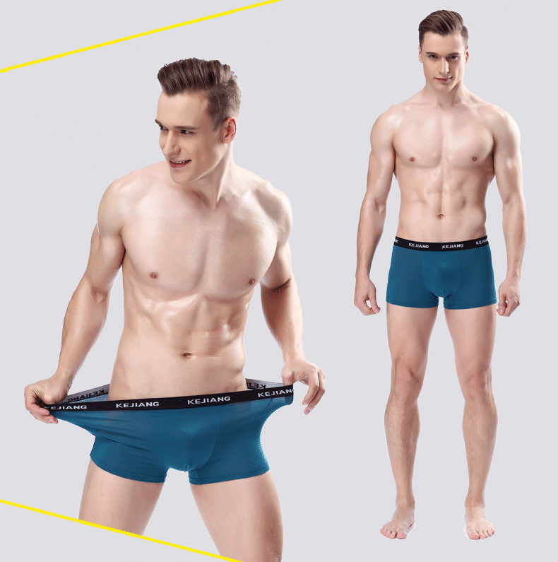 4 Hộp Quà Tặng Nam Đồ Lót Nam Boxer Nam Đồ Lót Thanh Niên Thể Thao Kích Thước Lớn Lỏng Thở Boxer