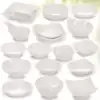 Kaibaya melamine flavor plate Plastic round small plate Dipping plate Imitation porcelain dipping plate bowl dry plate Seasoning sauce plate