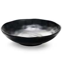 Kaibo Yamin black bowl commercial imitation porcelain plastic Spicy Pot bowl big bowl Bowl sauerie fish boiled fish bowl