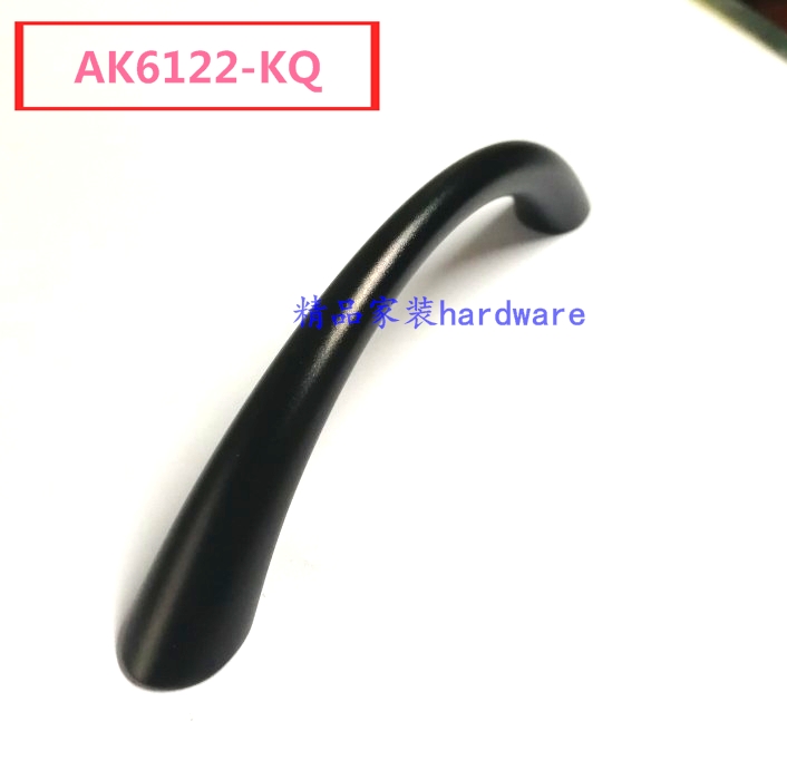 Elegant hardware small handle AK6122 porous distance optional -12 nylon nickel K6 amber gold KQ carbon crystal black