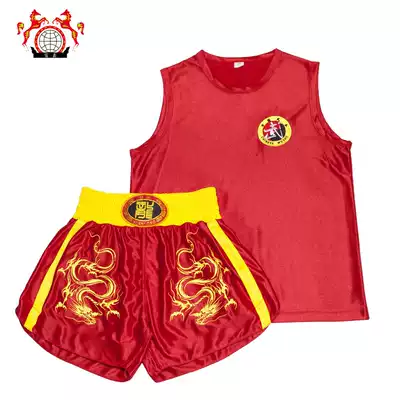 Boxing fighting suit Sanda suit Boxing sanda clothes Muay Thai shorts Adult children martial arts training clothing