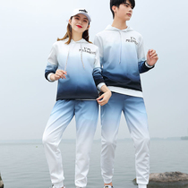 Couple autumn suit 2021 new spring and autumn hooded clothes men Korean fashion fashion casual set of clothes students