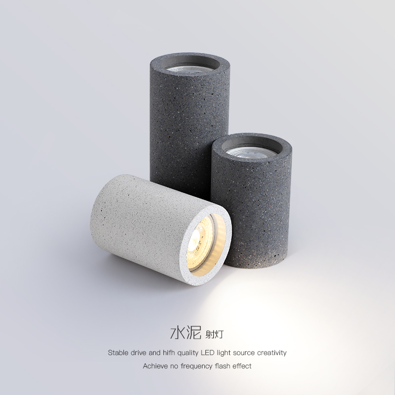 Surface mounted downlight led cement ceiling light Industrial style minimalist Home decoration tooling lighting Corridor aisle entrance spot light