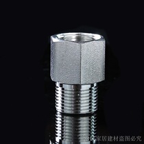 304 stainless steel inner and outer wire pressure gauge 20X1 5 adapter 14X1 5 Variable 1 2 threaded water pipe variable diameter