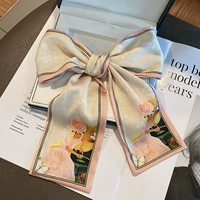 Апельсиновая розовая цветочная девушка