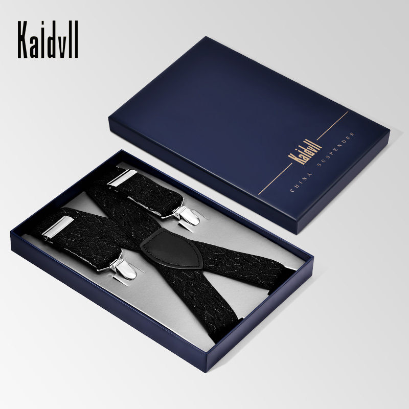 Strong Suspenders with Clips for Plus-Size Men, Elastic Non-Slip Suspenders for Men's Suits, Adult Dress Pants Suspenders, Elderly British Style