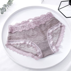 Sexy lace panties ເອີຣົບແລະອາເມລິກາຍີ່ປຸ່ນກາງແອວ cinch panties ສໍາລັບແມ່ຍິງ elastic breathable pants