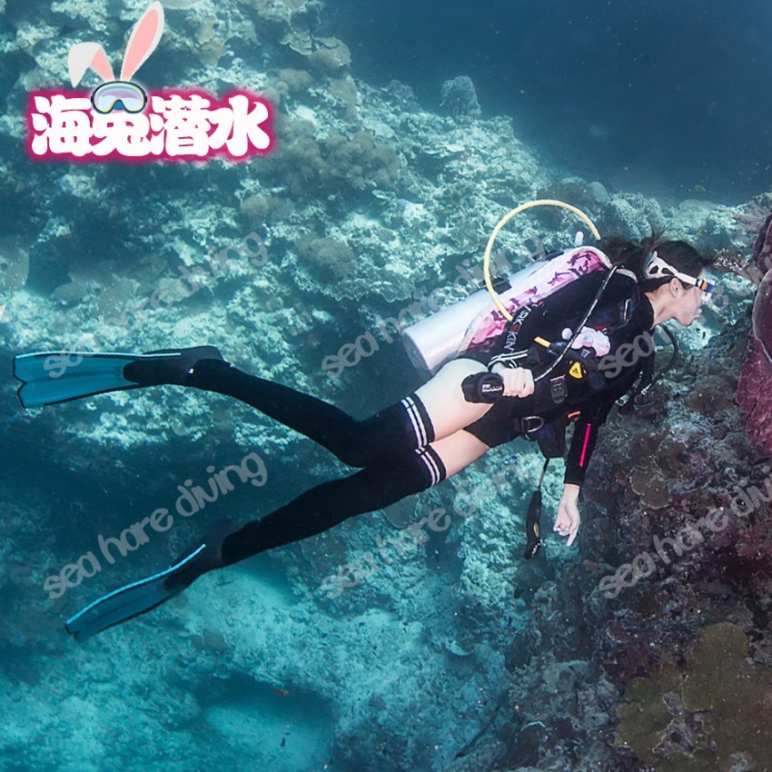 ZCCO 2mm Diving Long Socks Wetsuit Material Long Barrel Overknee Socks