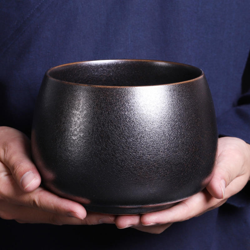 Japanese zen up tea wash large extra - large ceramic tea cup household water, after the wash water containers of tea cups