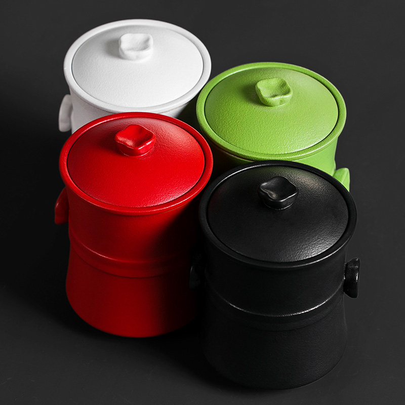 Tea seed filtering ceramic cups with cover office meeting water in a cup of Tea filter personal Tea Tea separation