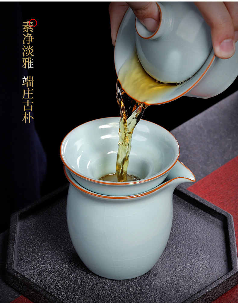 Your up) mercifully tea filters of household ceramics slicing can raise tea filter kung fu tea accessories tea - leaf filter