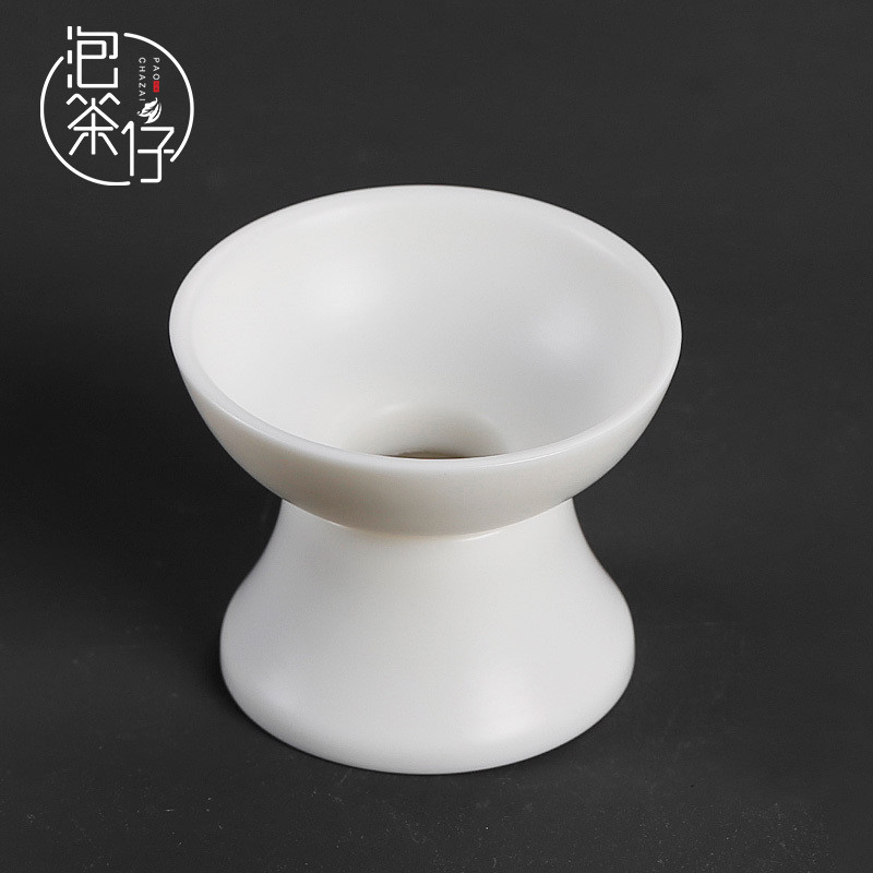 Dehua high - white circular) tea sets tea, every tea tea strainer filter tea kungfu tea accessories