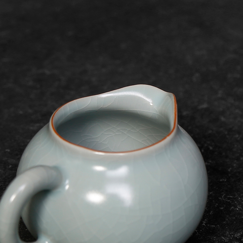 Your up ceramics slicing can raise day fair keller cyan retro move hand - made ice crack glaze kung fu tea tea set points