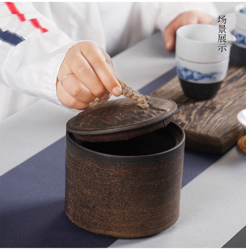 Small POTS with cover seal earthenware home half jins to tea stoneware jar airtight jar of Chinese style restoring ancient ways POTS