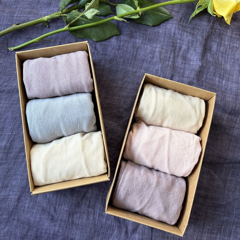 Natural Hemp High-Waisted Elastic Large Size Women's Briefs, Breathable, Antibacterial, No Chafing, No Pinching, 3-Pack with Free Shipping