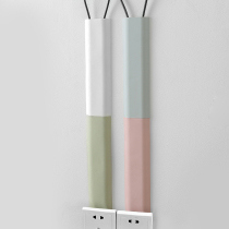 Open-mounted line trough Wire network line occlusion strip Nail-free wall sticker incognito hidden strip Storage fixed line manager