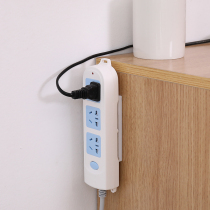 Free hole row plug holder Wall paste wall paste storage incognito plug row plug board socket Wall paste type