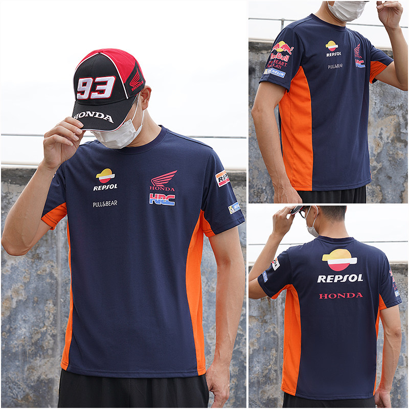 New cross-country motorcycle short - sleeve T-shirt cycling suit riding suit speed overlap short TZHB8116