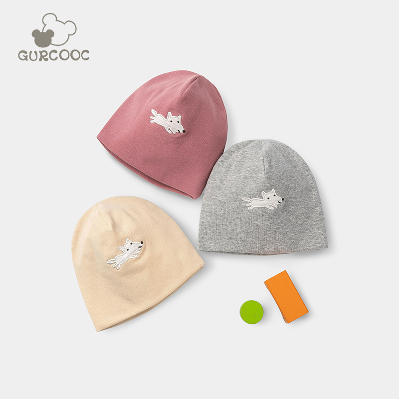 Spring and autumn season 0-3-6 months newborn cotton fetal cap baby fontanelle newborn baby cute windproof round cap
