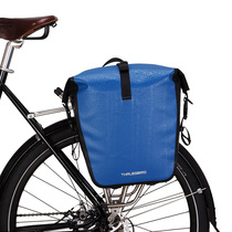 Full waterproof bicycle front and rear carrying bag waterproof shelf bag station wagon 20L large capacity medium and long-distance riding equipment