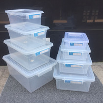 Rectangular plus size fresh box Large capacity storage box Kitchen hotel fresh box Label fresh box Logo box