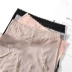 Quần lưng cao an toàn nữ ren mùa hè mỏng phần quần short chống ánh sáng quần không có dấu vết của thoáng khí không uốn đen - Quần short