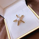 DIY handmade accessories micro-inlay Seiko starfish brooch semi-finished star corsage empty support pearl corsage accessories