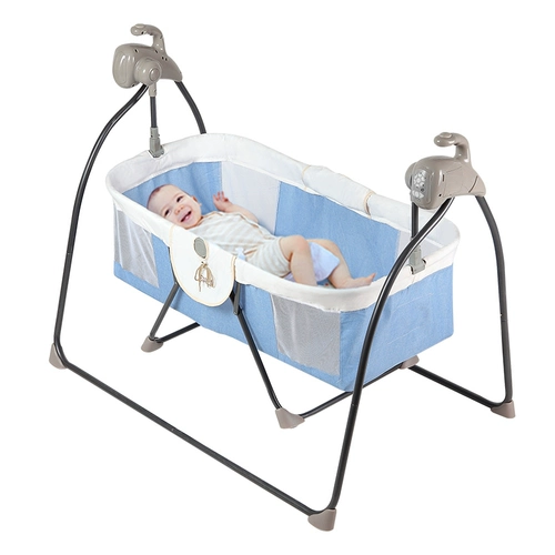 Детская колыбель для сна, автоматическая качалка для новорожденных