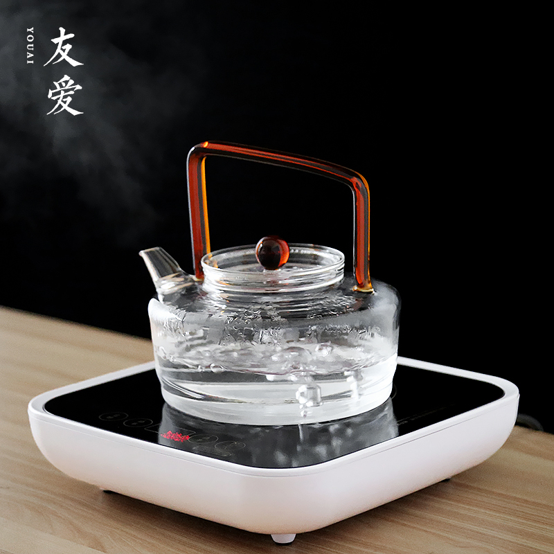 Love and high temperature resistant girder glass pot of electric burn it TaoLu boiled straight heat the teapot tea kettle, tea sets