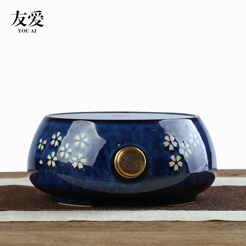 Love yard sakura fly ceramic the boiled tea, the electric TaoLu jug kettle boiling pot set tea service