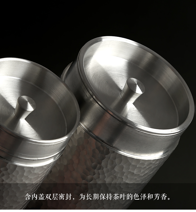 Love and pure tin tin as cans of tea pot seal pot portable travel green tea tin trumpet large metal tea gift boxes