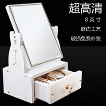 Mirror makeup mirror Desktop desktop portable large cartoon princess mirror enlarged beauty mirror Student dormitory dressing mirror