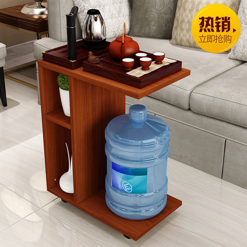 Simple sofa small side corner several European bedside cabinet balcony small coffee table foldable small square table mini mobile