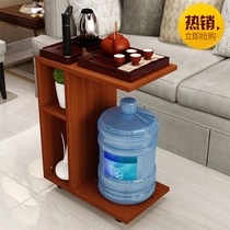 Removable Mini Tea Car With Wheels Home Solid Wood Kongfu Tea Water Cabinet Tea Table Small Tea Table Tea Table Multifunction