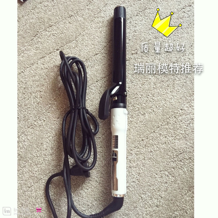 Ceramic negative coil hair stick knocks good with pear flower head air and sea curly hair curly hair curry model Recommended curly hair