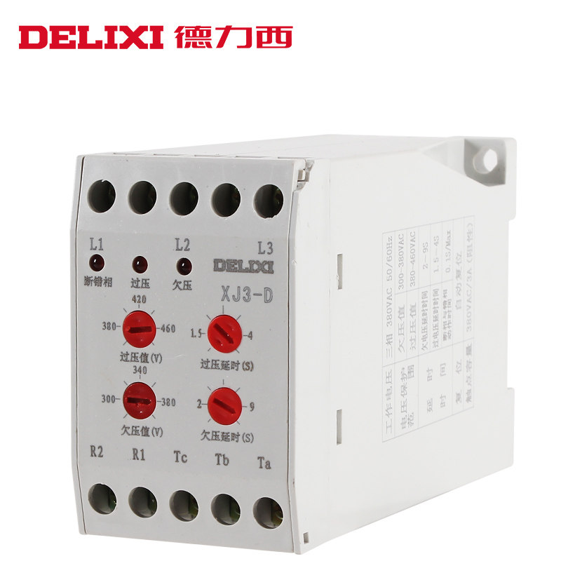 Deforce West Over Pressure Underpressure Phase and Phase Sequence Protection Relay XJ3-D XJ11
