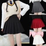 Летняя юбка в складку, мини-юбка, приталенный костюм, А-силуэт, подходит для подростков