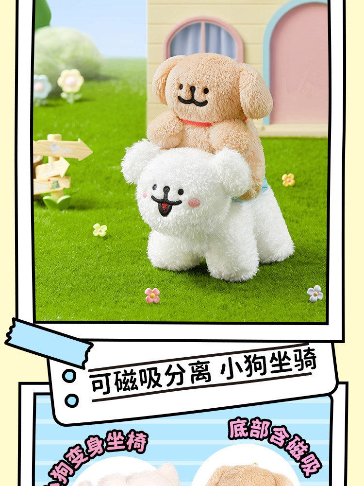 KKV正版线 线条小狗快乐GOGO盲盒可爱毛绒挂件饰潮玩偶公仔模型摆件详情12